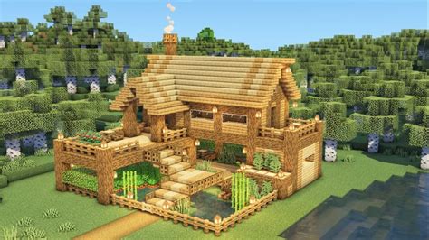 maison minecraft en bois|Minecraft 